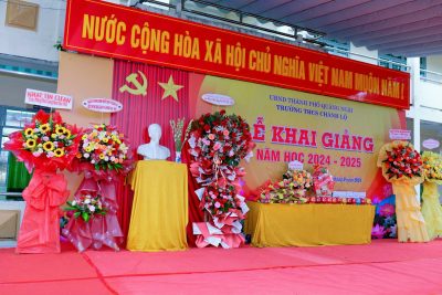 Khai giảng năm học 2024 – 2025 Trường THCS Chánh Lộ.